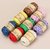 Madkraft Jute Thread (Rope) for Art n Craft, DIY, Crafting and creativity (Multicolor 10M,Pack of 6)