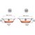 Heavy 22 Gauge Stainless Steel Kadhai With Copper Bottom Set Of 2 Pcs - Size No.11 (2 Ltr - 21.8Cm Dia