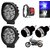 Bike Led Fog Light 9 Led Cap 2 Pcs + 1 On/Off Switch + 2 Pcs Handle Bar