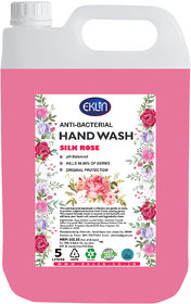 Eklin Antibacterial Hand Wash Silk Rose  5 Liter