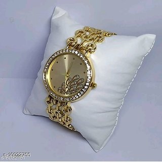                       Hrv Metal Bracelet Luxury Watch for Women/Girls Analog Watch For Women                                              
