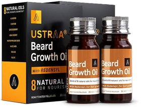 Ustraa Beard Growth Oil - 35 Ml-set Of 2