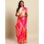 Meia Pink & Cream-Coloured Supernet Dyed Kota Saree