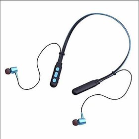 eHIKPlus B11 Neackband Bluetooth Headset (Blue , In the ear)