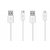 Pack Of 2 Micro USB Android Charging and Data Cable Set