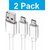 Pack Of 2 Micro USB Android Charging and Data Cable Set