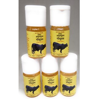 Set Of 5 Kapila Cow Gomutra Made From Holy Kapila Cow 100 Pure And Herbal For Pooja Purpose