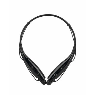                      PREMIUM E COMMERCE Wireless Bluetooth 730 Neckband Audio Control Headset-(Black)                                              