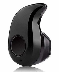 eHIKPlus Mini Wireless Kaju Style Bluetooth Headset Universal Earphone With Mic (Black)