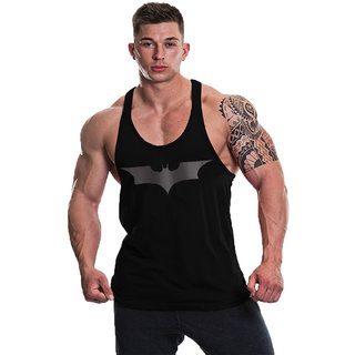                       THE BLAZZE 0051 Men's Tank Tops Muscle Gym Bodybuilding Vest Fitness Workout Train Stringers                                              