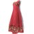 Chic Designs Red Long Anarkali Gown