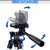 3110 Portable and Foldable Metal Tripod with Mobile Clip Holder Bracket, Stand with 3-Dimensional Head for Making Like a
