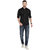 Seta Men's Black Printed Slim Fit Shirts