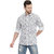 Seta Men's White Plain Slim Fit Shirts
