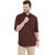 Seta Men's Purple Checks Slim Fit Shirts
