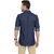 Seta Men's Navy Plain Slim Fit Shirts