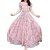 Raabta Fashion Pink Printed Georgette Maxi Dress