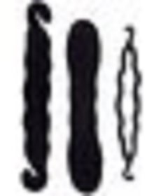 Gulzar 3 Pieces French Hair Braid Tool Magic Twist Styling Holder Clip Roller Hook Hair Accessory Set (Black) Hair Acces
