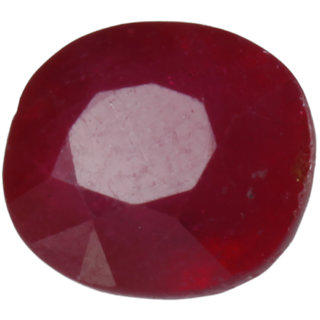 Saffire Dark Red 5 Gramss Natural Ruby Gemstone In Oval Mixed Cut