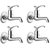 Drizzle Duck Long Body Bib Cock Brass, Bathroom Tap With Quarter Turn (Pack of 4 Pieces)