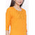 Veradiva Womens Cotton Embroidered Straight Kurta (Orange)