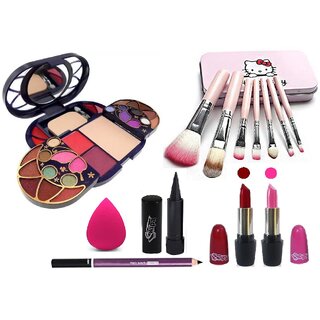                       SWIPA Festive budged makeup kit  combo for beginnersSDL210076 set of (7)                                              