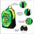 Timus Tropico Green Color Polyster Fabric 28Ltr Backpack With Headphone Slot - D13L28TR