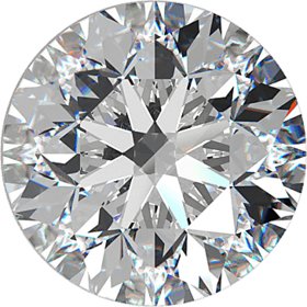 Heera diamond  6.0 carat cubical zircon CZ planet venus gemstone