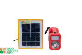 Solar Kisan LED Torch  Reading Light (2 Modes) - Weatherproof, Handy  Hybrid with Inbuilt Battery  3W Solar Panel