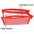 Rv Marketing 3-Set Travel Makeup Pouch Toiletry Cosmetic Shaving Kit Bag For Men and Women (Red)