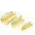 Rv Marketing 3-Set Travel Makeup Pouch Toiletry Cosmetic Shaving Kit Bag For Men and Women (Yellow)