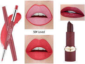 Makeup Beauty Professional Lipstick (50) Lip Liner Set of 2