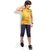 Kavin's Cotton Three-Fourth Pant with Sleeveless Tees for Boys, Pack of 5, Multicolored-Lucky