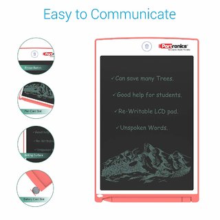 Buy Portronics Portable RuffPad E-Writer 21.59Cm (8.5-inch) LCD with 4 ...