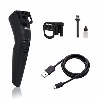 Buy EXCLUSIVE Kubra KB-1014 USB 45 min runtime, Adjustable 20 Length  Setting, Ultra Sleek Beard Trimmer for Men (Black) Online @ ₹539 from  ShopClues