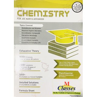                       Chemistry For Jee Main  Advanced By M Classes                                              