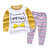 Zyka Kids Pyjamas for Boys Pyjama Set, Boys Long Sleeve Outfit, Kids 'Merci' PJs Size 1-5 Age, Nightwear Clothing Set