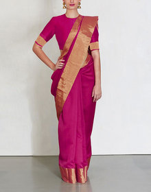 Bhuwal Fashion Cotton Silk Saree With Blouse