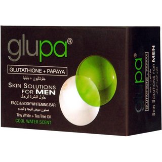                       Glupa Papaya  Gluta Soap Skin Glowing  Fairness Soap For Men                                              