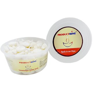 PRODUCTMINE  Ghee Diya Batti for Pooja Cotton Wick for Puja and Special Occasions (100 Diyas)
