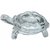 Raviour Lifestyle Crystal Turtle Kachua Tortoise with Plate for Feng Shui and Vastu Showpiece