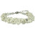 KESAR ZEMS Natural Clear Rock Crystal Stone Chip Adjustable Bracelet For Unisex (10 x 1 x 2 CM) Clear.
