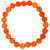 Jinanshi Fashions Hakik Agate Orange Colour Stretchable Bracelet For Unisex (10 x 2 x 1 CM)