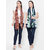 Get Wrapped Multicolour Polyester Printed Scarves for Women - Pack of 2