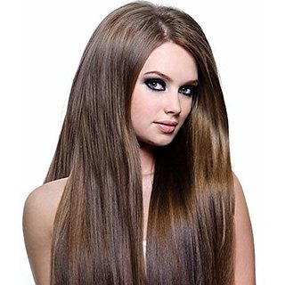 Shaear Hairs 24inch Wave Lace Full Synthetic Hair Wigs (Brown).