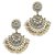 Kundan Pearl Chandbali Elegant Earrings Set