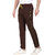 Leebonee Men's PC Sinker Solid Coffee Track Pant with Side Zip Pockets and Back Pocket
