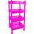 Spillbox Multipurpose Basket Stand Rack for Office Use, Home,Fruits Onion, Potato, Vegetables -4 RACKS PINK