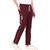 Leebonee Men's PC Terry Solid Wine Track Pant with Side Zip Pockets and Back Pocket