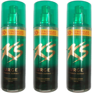 KS 3 Urge Power Series Deodorant spray (135ml) (pack of 3)